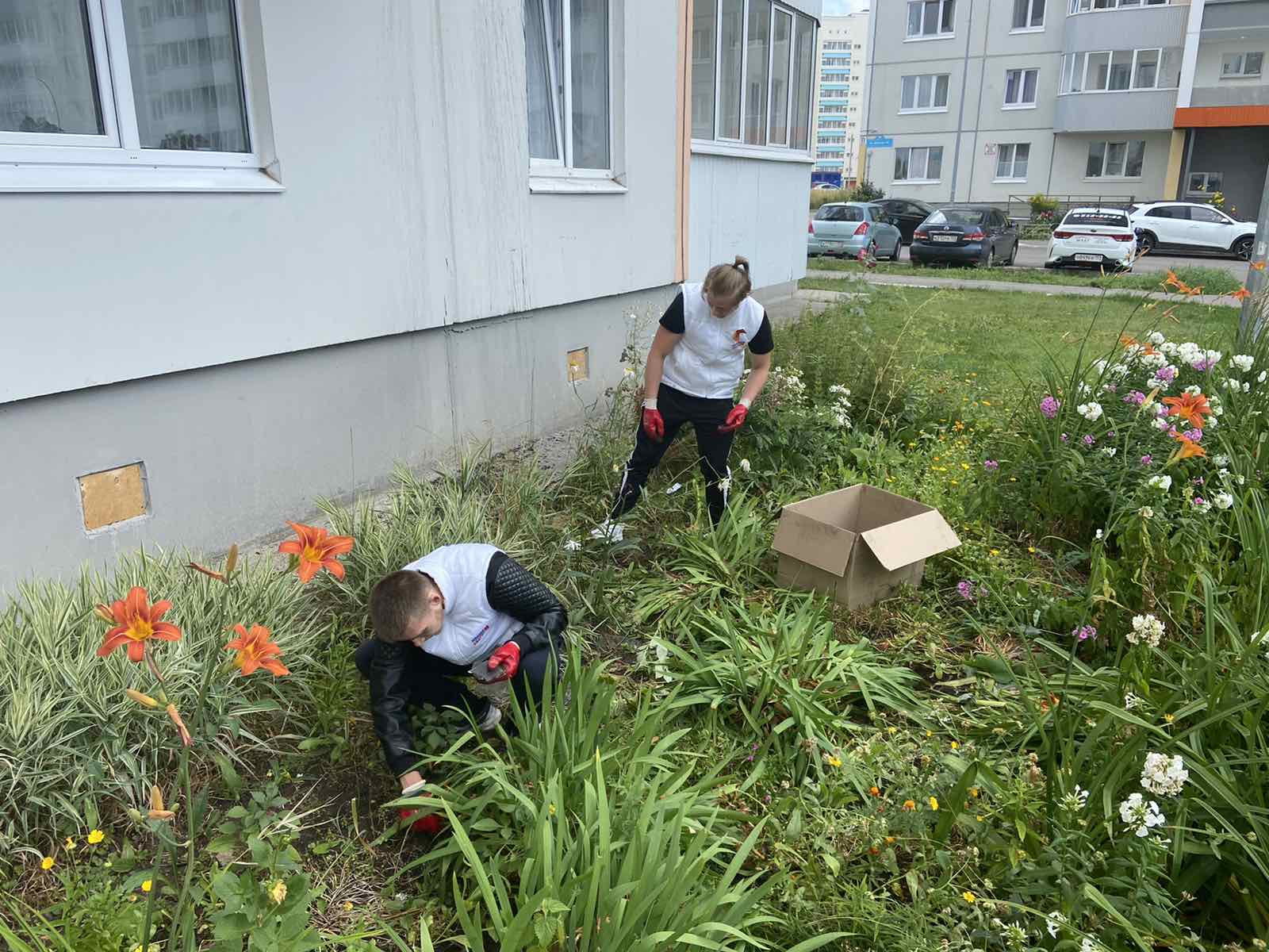 Пермячке помогли убрать последствия пожара